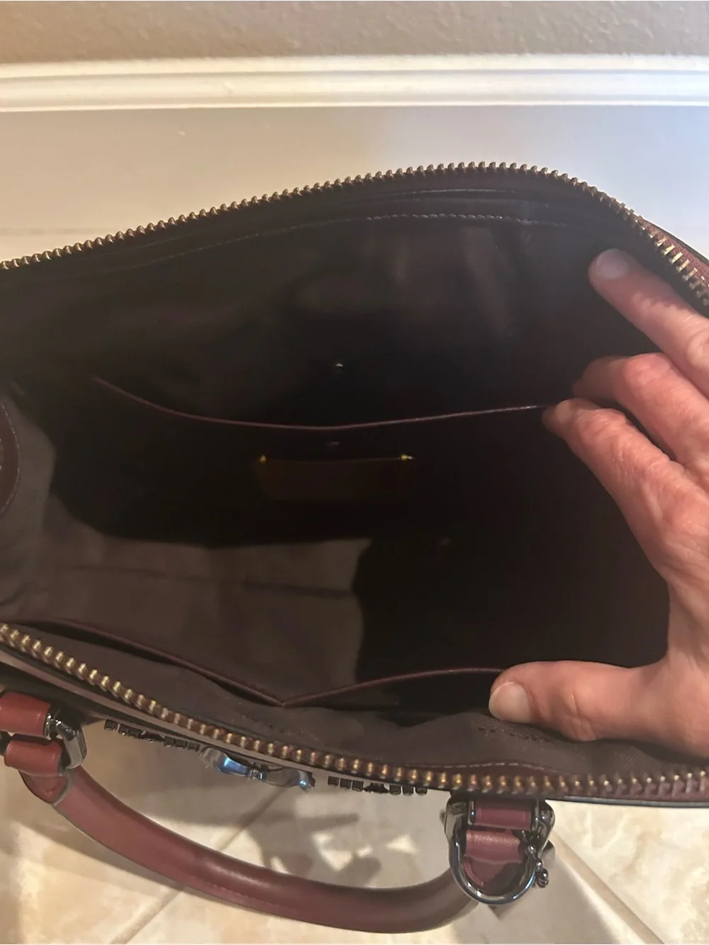 Coach Selena Gomez Bond Satchel